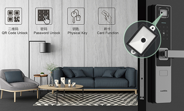 为什么现在的智能门锁都在用二维码模组？扫描识别快，安全系数高